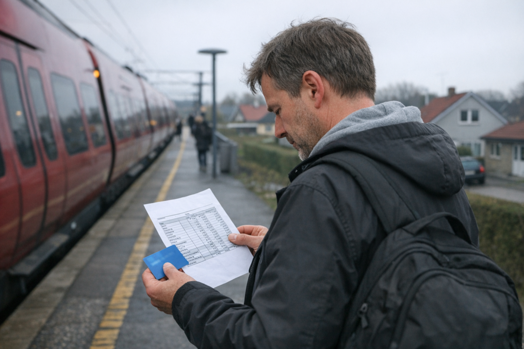 To kolonner med tal for Roskilde og Holbæk i en sammenligning