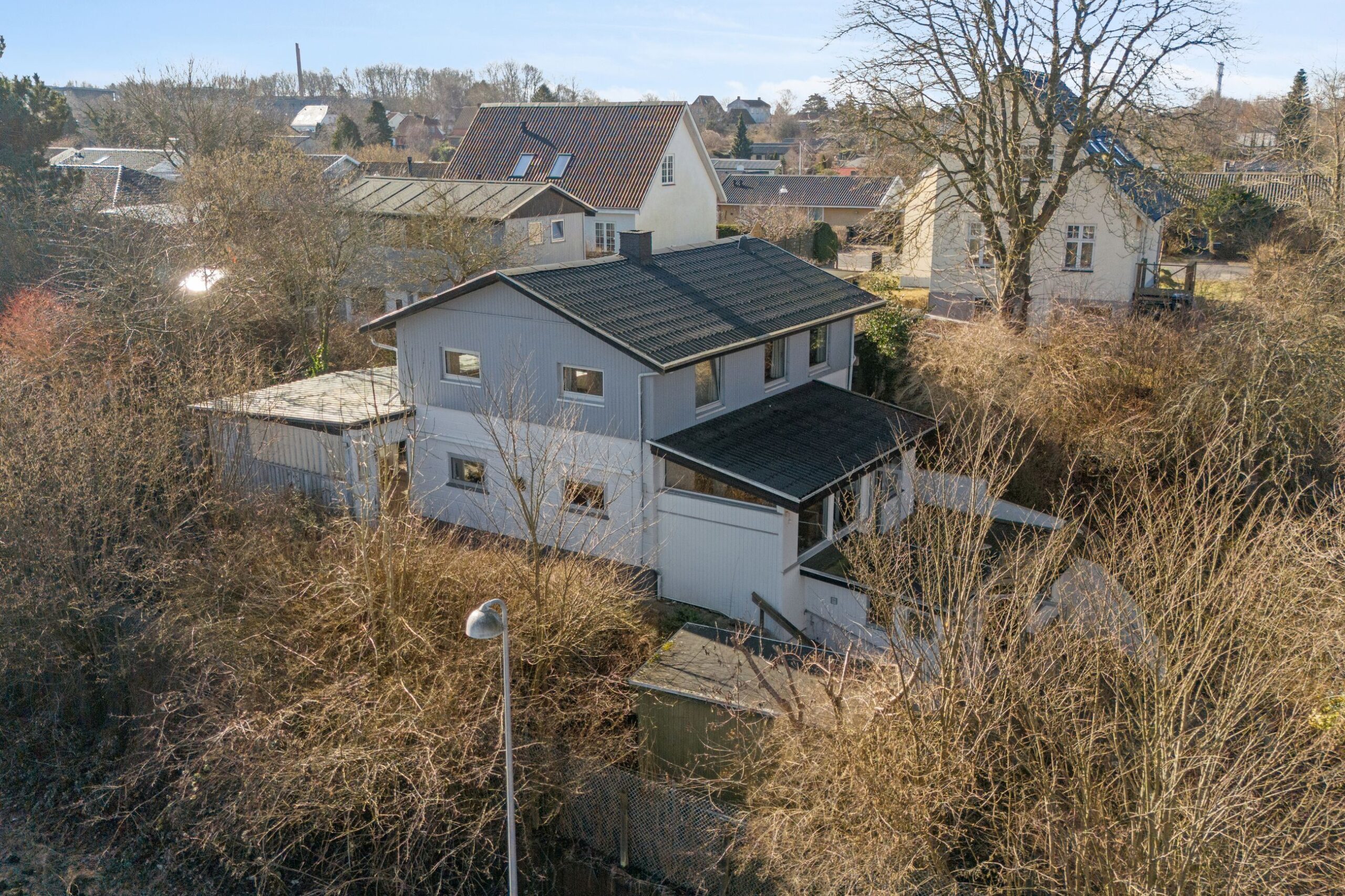 Graf med nøgletal og udvikling for Hillerød 3400